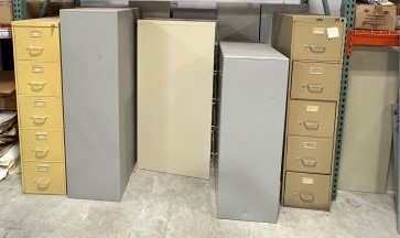 Twelve (12) Filing Cabinets
